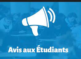 Avis important aux étudiants en fin de cycle Licence et Master