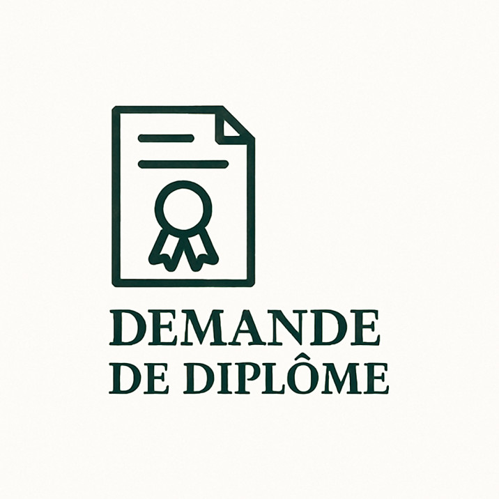 Demande de diplôme