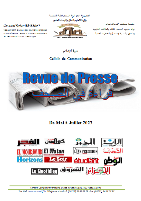 revue presse mois Aout Octobre2021